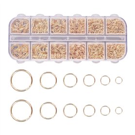 Lot de 1200 anneaux de saut ouverts