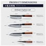 Couteau Japonais en Acier à Haute Teneur