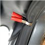 JUTTAUTO T5 Auvent de porte arrière de grange en tissu Oxford 210D robuste grande taille imperméable protection solaire pour tra