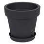 Pot de Fleur avec Soucoupe en Plastique Lofly