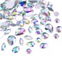 108 Pièces AB Gemmes Acrylique Clair Strass Cristal à Coudre