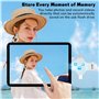 uvervint Clé USB 512Go 4 en 1 Cle USB Grande Capacité Pen Drive 512Go Clef USB 3.0 pour Photo/Vidéo/iOS/Android/PC/Tablet, Argen