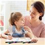 Neoreser 12 Pcs Feutres pour Tableau Blanc, Marqueur Tableau Blanc effacabl à Sec avec Éponge, Feutre Magnetique Faible Odeur po