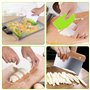 Kzouenzu Grattoir À Pâte, Grattoir À Pâte En Plastique Et Acier Inoxydable, Aide De Cuisine Multi-Usage Pour La Cuisson Du Pain 