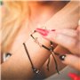100 mètres 0,8 mm Fil élastique pour fabrication de bijoux Bracelet Artisanat Noir