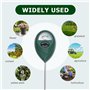 WNTJN Lot de 2 Capteurs D'Humidité du Sol à Longue Sonde, Testeur Humidité Plante, Capteur de Moniteur d'eau, Hygromètre pour Ex
