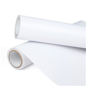Prime Vinyl Film vinyle pour traceur Blanc Mat 30 cm x 335 cm Film vinyle permanent avec dos en PET - Vinyle pour tasse