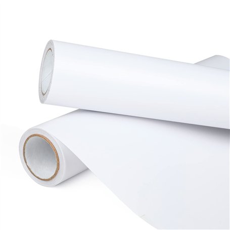 Prime Vinyl Film vinyle pour traceur Blanc Mat 30 cm x 335 cm Film vinyle permanent avec dos en PET - Vinyle pour tasse