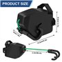 FoiiLiio Barre de Remorquage Velo,2.5m Corde de Remorquage de Vélo Rétractable,Vélo pour Enfants Corde de Remorquage pour Vélo, 