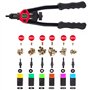 lot de 60 écrous à rivet M5 M6 M8 SAE 10-24