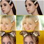 CHAOTEMAI Lot De 4 Barrette Cheveux Femme, Pinces À Cheveux Pour Femmes, Motifs Géométriques, Barrettes À Cheveux Françaises, Ép
