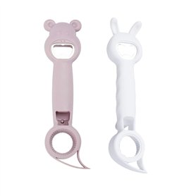Dryxog 2 pièces Kit Décapsuleur Easy Jar Ouvre-Bocaux Multifonctions 4 en 1 Ouvre-Boîte Manuel Décapsuleur Bouteille Bière Tire-