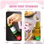 Dryxog 2 pièces Kit Décapsuleur Easy Jar Ouvre-Bocaux Multifonctions 4 en 1 Ouvre-Boîte Manuel Décapsuleur Bouteille Bière Tire-