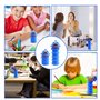 ZYEKIU Étanche l'eau la Poussière Pencil Case, Peut S'étirer Silicone Trousse Stylo, Papeterie Trousse Scolaire en Silicone, Fou