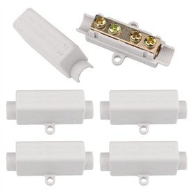 ZYEKIU 5 Pièces Connecteur de FilConducteur en Laiton