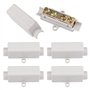 ZYEKIU 5 Pièces Connecteur de FilConducteur en Laiton