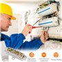 ZYEKIU 5 Pièces Connecteur de FilConducteur en Laiton, Bornier Fil à Double Vis, Kit 1000 V 100 A pour Câblage Connecteur Electr