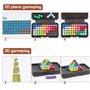 ZYEKIU IQ Puzzler Pro Smart Game Casse Tcete Casse Tete Enfant avec 120 Types de Défis, Jeux de Voyage et de Poche, Intéressant,