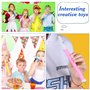 ZYEKIU 4 Pièce Sifflet à Glissière en Plastique avec Barres Coulissantes, Slide Whistle Instrument pour Garçons Et Filles Pratiq