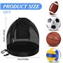 Portable Sac Filet avec Mousqueton et Cordon de Serrage