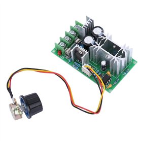 Contrôleur de Vitesse du Moteur DC 9-60V 20A Régulateur de Vitesse Réglable Régulateur de Tension PWM Module de Régulateur de Co