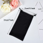 50 pièces Étuis à lunettes souple Etui de protection en microfibre noir Etui de nettoyage Lunettes de soleil Lunettes de vue Poc