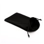 50 pièces Étuis à lunettes souple Etui de protection en microfibre noir Etui de nettoyage Lunettes de soleil Lunettes de vue Poc