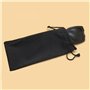 50 pièces Étuis à lunettes souple Etui de protection en microfibre noir Etui de nettoyage Lunettes de soleil Lunettes de vue Poc