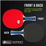 Palio Master 2.0 Raquette de Tennis de Table et étui | Raquette de ping-Pong intermédiaire approuvée par l'ITTF | Spin, Vitesse 