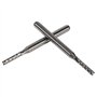10Pcs Ti forage fraise coupe Outils CNC carbure ensemble d'usines d'extrémité Fraiseuse 1.0-3.0mm (#2)