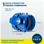 Jandy Zodiac R0526900 T5 Connecteur Rapide - Bleu