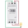 MONDIALPRO Programmateur horaire hebdomadaire 230 V AC avec Notice en français, Blanc