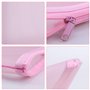 Meetory 6 Pièces Zip Mesh Zipper Pochettes Crayon, Trousse Zipper Organisateur Pochettes Crayon Multipurpose Organizer Sacs de R