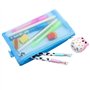 Meetory 6 Pièces Zip Mesh Zipper Pochettes Crayon, Trousse Zipper Organisateur Pochettes Crayon Multipurpose Organizer Sacs de R