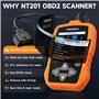 OBD2 Auto Diagnostic Scanner OBD II FOXWELL Voiture Outil de Diagnosti Multimarque en Francais OBD2 Lecteur de Code Automatique 