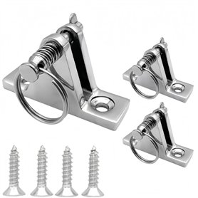 HJYDGJ Lot de 2 charnières pivotantes pour bateau en acier inoxydable - Pour bateau