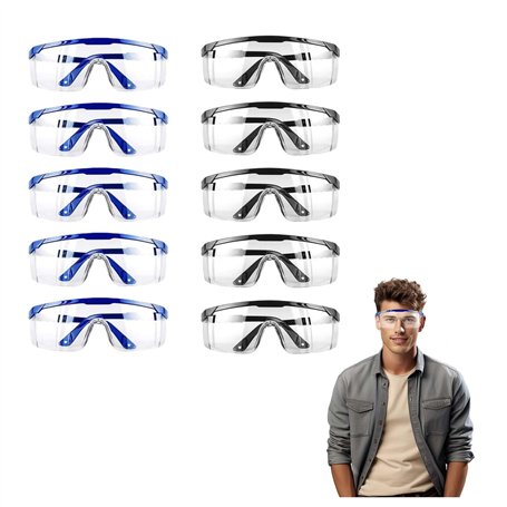 10 pièces Lunettes de protection de travail