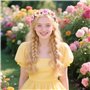 Lot de 6 bandeaux pour cheveux - Fleurs séchées - Pour enfants - Marguerites - Couronne de fleurs de mariage