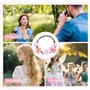 Lot de 6 bandeaux pour cheveux - Fleurs séchées - Pour enfants - Marguerites - Couronne de fleurs de mariage