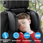 ZOBMIO Voiture Oreillers,Rétractable Et Détachable,Réglable à 360° Soutien du Cou Sommeil Appui-tête Latéral de Siège,Convient A