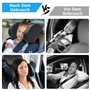 ZOBMIO Voiture Oreillers,Rétractable Et Détachable,Réglable à 360° Soutien du Cou Sommeil Appui-tête Latéral de Siège,Convient A