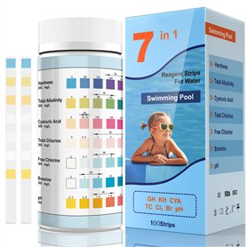 7 en 1 Testeur pour Eau de Piscine et Spa
