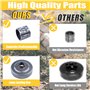 Haishine Tambour d'Embrayage Kit pour Husqvarna 55 51 50 154 254, 325"-7T Tambour d'Embrayage avec Jante de Pignon Roulement à A