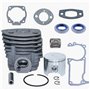 Haishine Nikasil Plaqué 46mm Cylindre Anneau De Piston Broche Roulement Huile Kit D'étanchéité Joint pour Husqvarna 51 55 Ranche