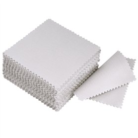 Tissu de Nettoyage de Bijoux Chiffon à Polir pour Argent Sterling Gold Platinum