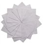 Tissu de Nettoyage de Bijoux Chiffon à Polir pour Argent Sterling Gold Platinum, 50 Pièces