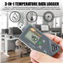 Enregistreur de données de température, enregistreur de température et d'humidité USB, générateur de prise pour la température, 