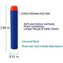 ZWOOS Fléchettes Nerf 400 pièces 7.2cm Mousse Recharge de Fléchettes pour N-Strike Mega Elite Blasters Pistolet Jouet