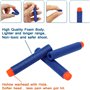 ZWOOS Fléchettes Nerf 400 pièces 7.2cm Mousse Recharge de Fléchettes pour N-Strike Mega Elite Blasters Pistolet Jouet