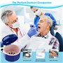 Etui Pour Appareils Dentaires, ELEPRUC Boîte de Rangement avec Panier, Boite de Protection, Boîte Orthodontique, Portable Dentie